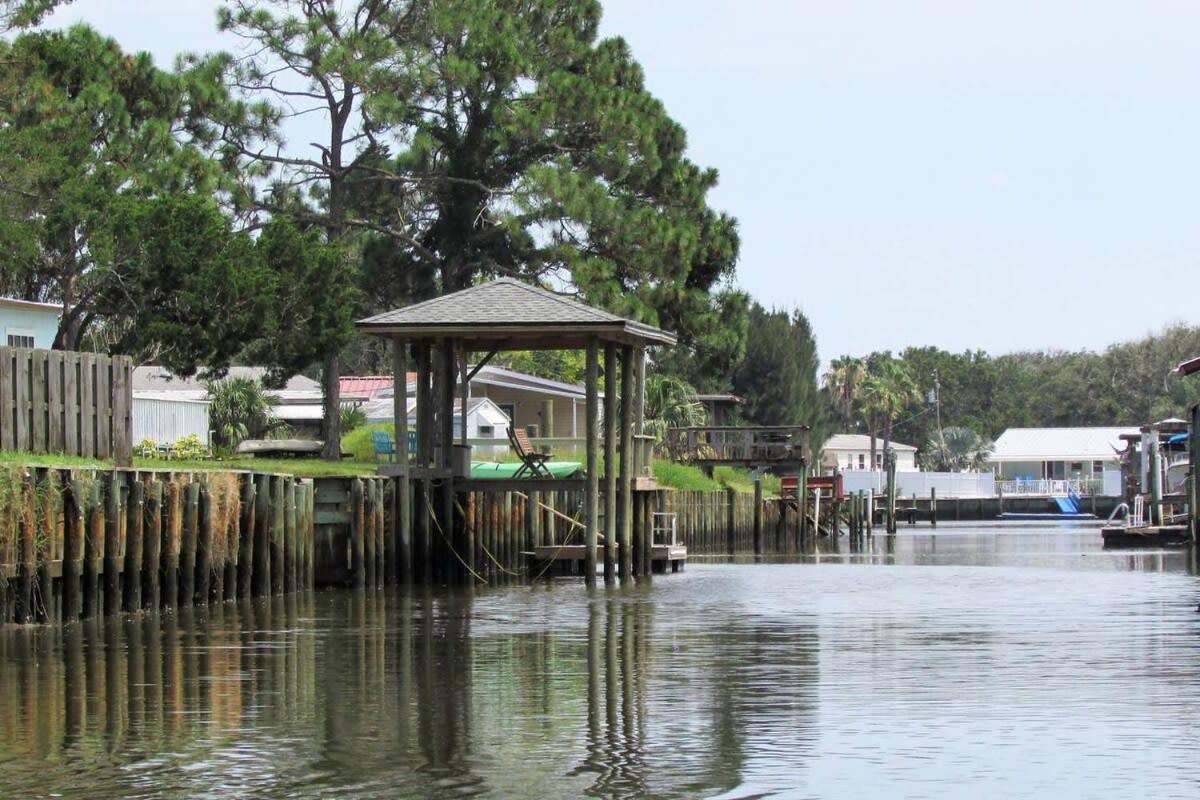 Canal Home Dock Walk To Beach Kayaks Sup Fishing St. Augustine Exterior foto